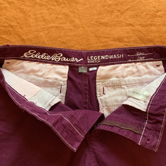 Eddie Bauer Purple Pants, Size 12 - Picture 6 of 7